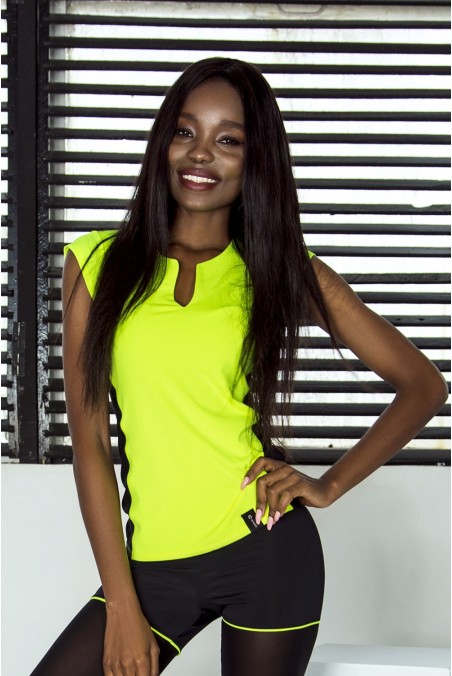 T-shirt Lemon-Black