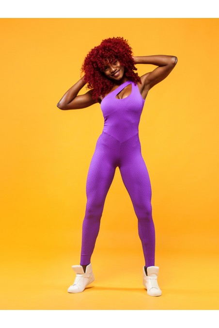 Jumpsuit QVONS Texture Purple