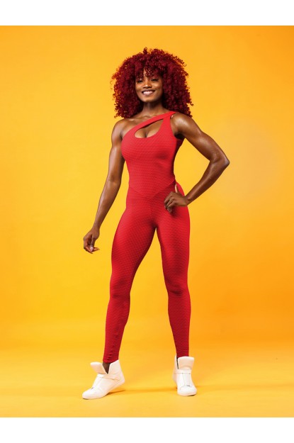 Jumpsuit QVONS Texture Red