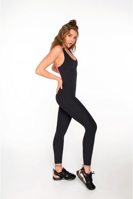 Jumpsuit Black N Rose