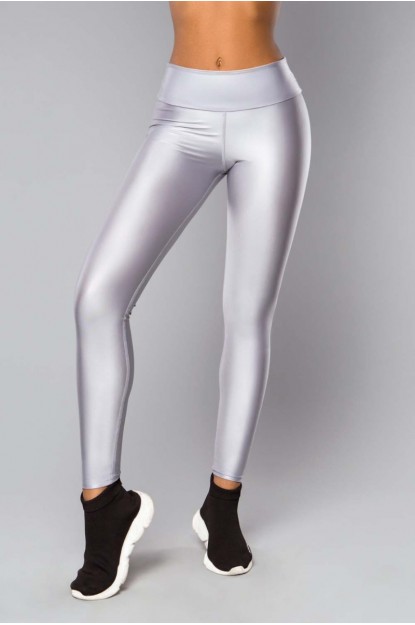 Leggings Glossy Silver