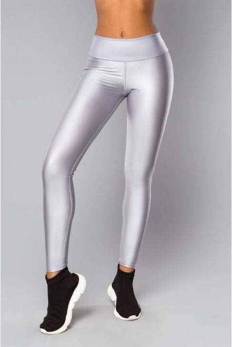 Leggings Glossy Silver