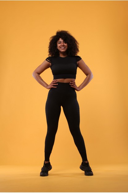 Leggings Qvons High-Waist Black