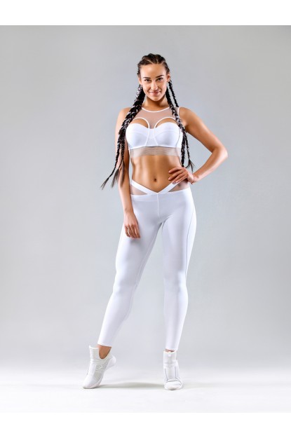 Leggings Qvons Swallow White 