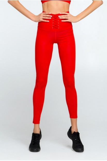 Leggings Red Corset