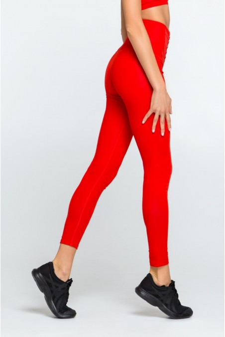Leggings Red Corset