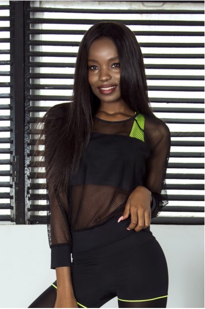 Pullover Mesh Black