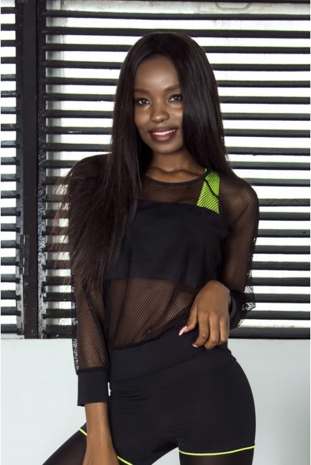 Pullover Mesh Black