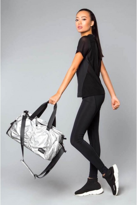 Sports Bag Glossy Silver