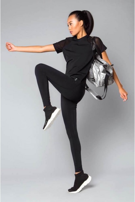 Sports Bag Glossy Silver