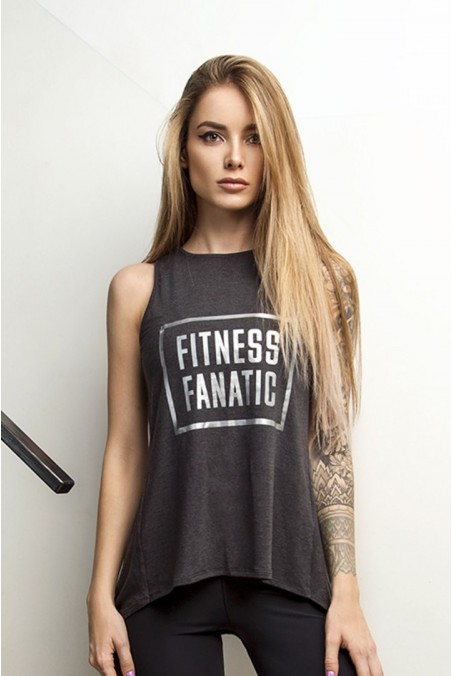 T-shirt Fitness Fanatic Dark Grey