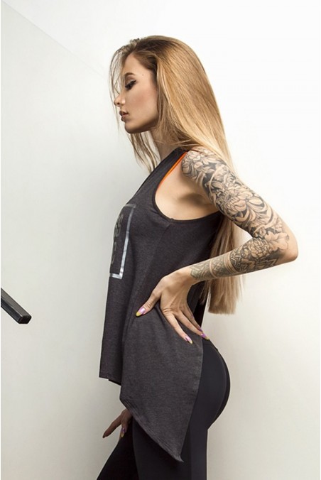 T-shirt Fitness Fanatic Dark Grey
