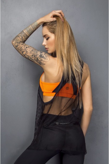 T-shirt Mesh Black