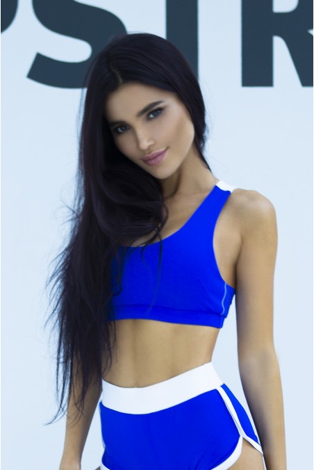 Sports Bra Basic Blue