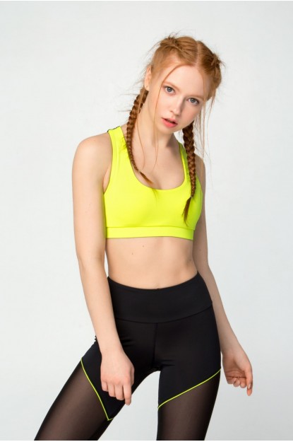 Sports Bra Basic Lemon