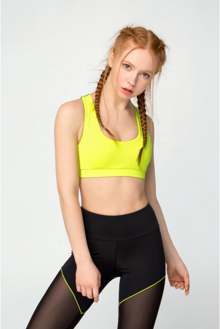 Sports Bra Basic Lemon