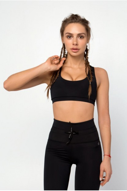 Sports Bra Black Net