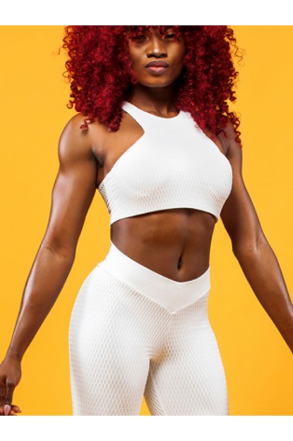 Sports Bra Qvons Texture White