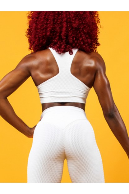 Sports Bra Qvons Texture White